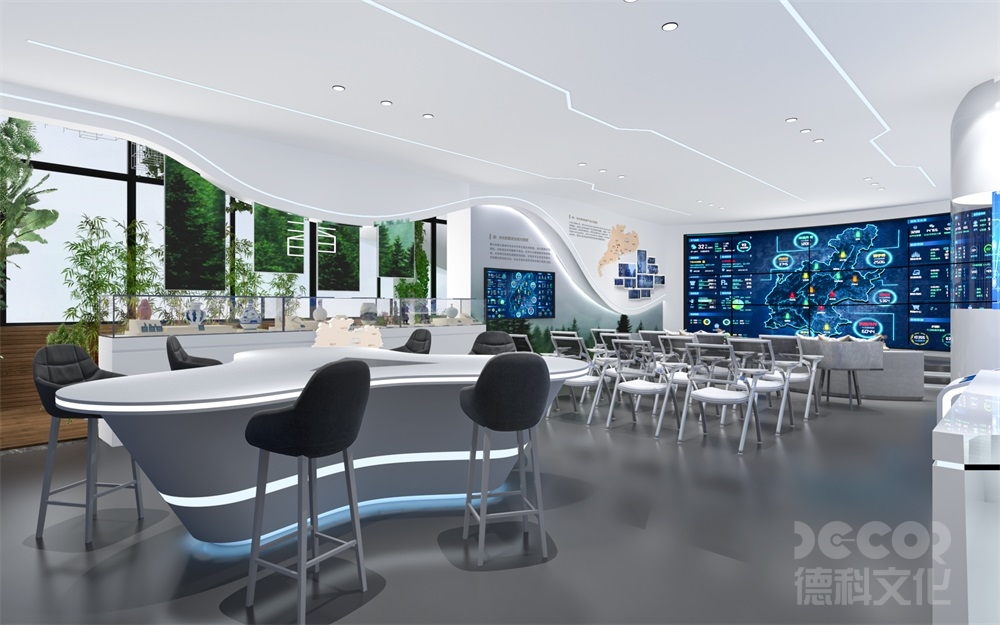 企業展廳設計:展示體企業在教育和科普領域的推廣和支持半導