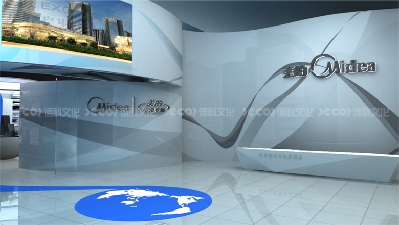 企業展廳設計如何選擇適合的產品的陳列方式和陳列器具?