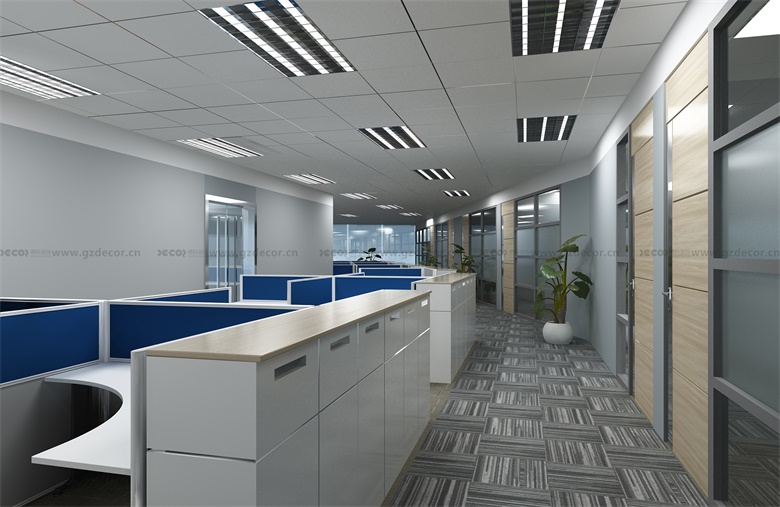 辦公室設計裝修如何設計合理的員工工位間距？