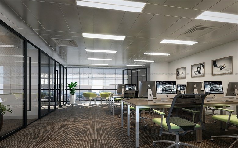 乙級寫字樓裝修如何利用走廊設置臨時工位？